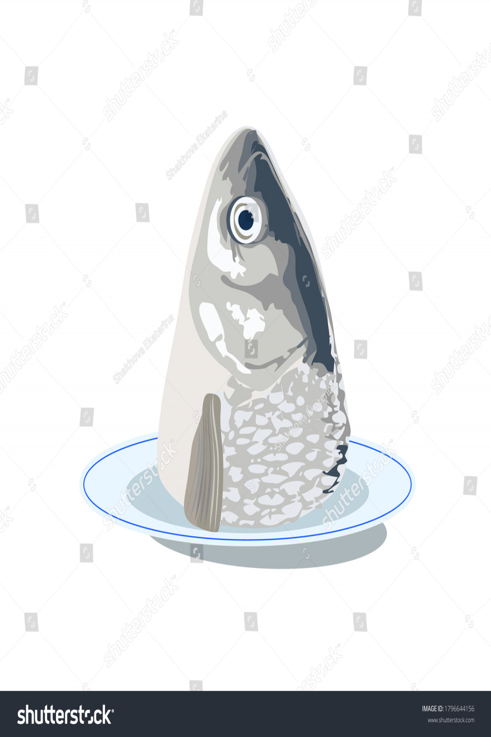 Fish Head Vector Stock Photos - , Images  Shutterstock