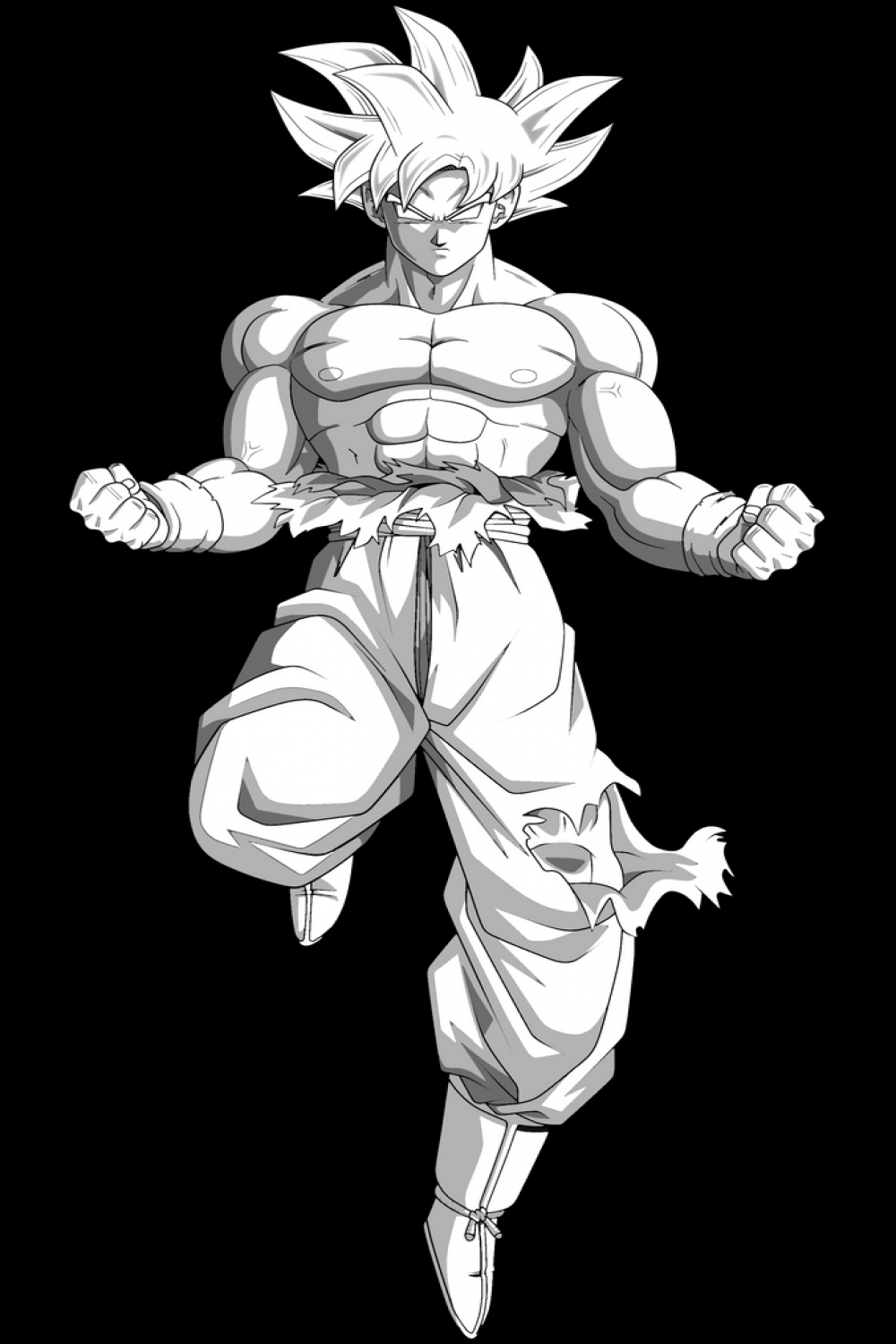 Giant Spirit MUI Goku by MajorLeagueGaminTrap on DeviantArt