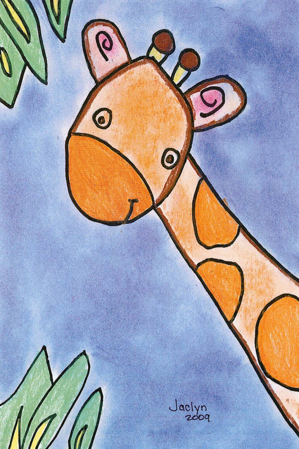 Giraffe  Art drawings for kids, Elementary art, Preschool art