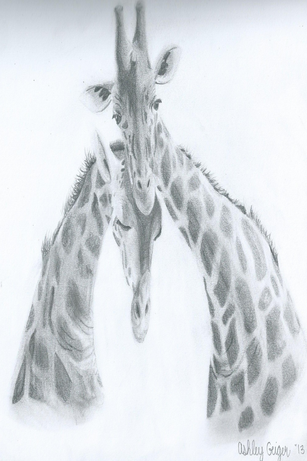 Giraffe Love by ashbash on DeviantArt