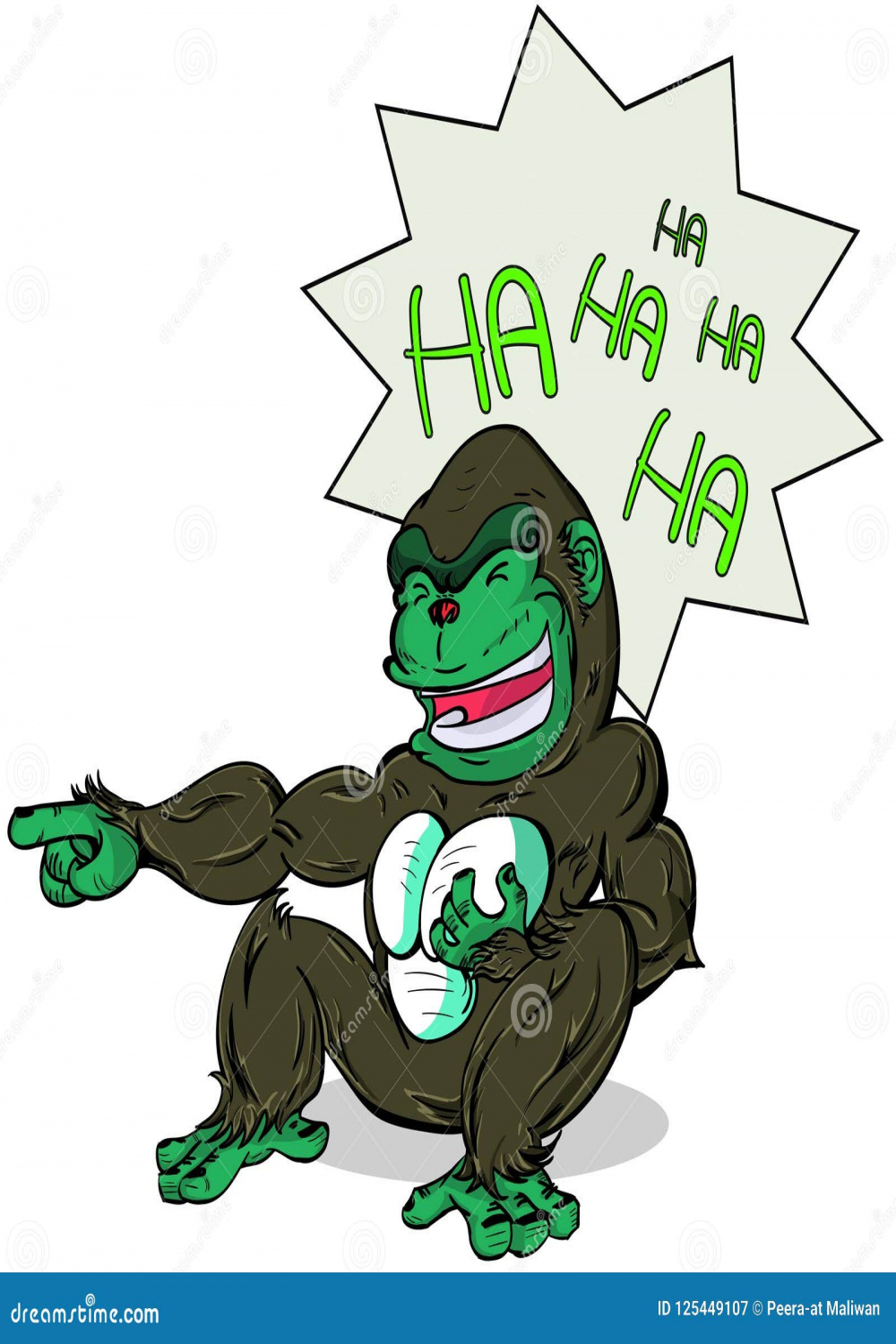 Gorilla Draw Stock Illustrations –  Gorilla Draw Stock