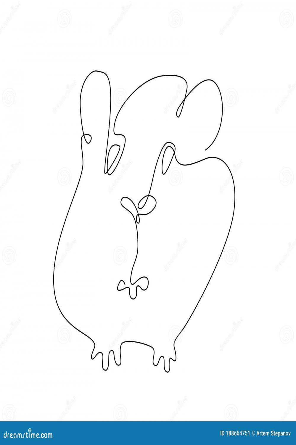 Guinea Pig Tattoo Stock Illustrations –  Guinea Pig Tattoo Stock