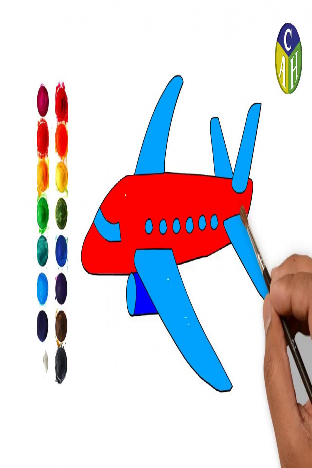 How to draw a airplane Easy Step by Step  art tips  art lesson   aeroplane sketch  color art hous