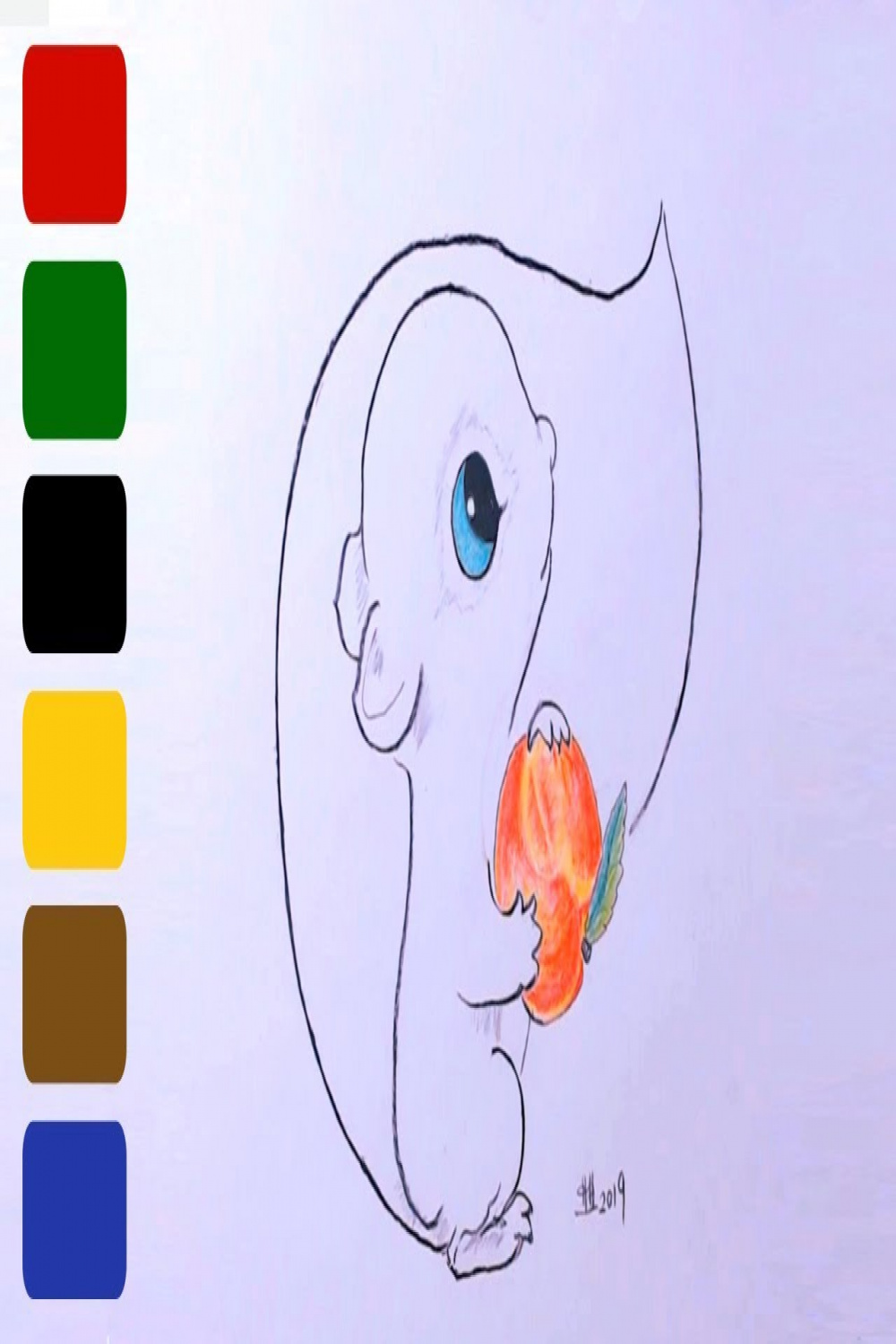 How to Draw a Baby Squirrel - Simple Sketch