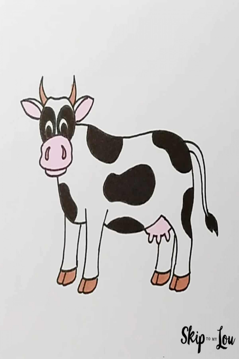 How To Draw A Cow: Easy Tutorial  Skip To My Lou