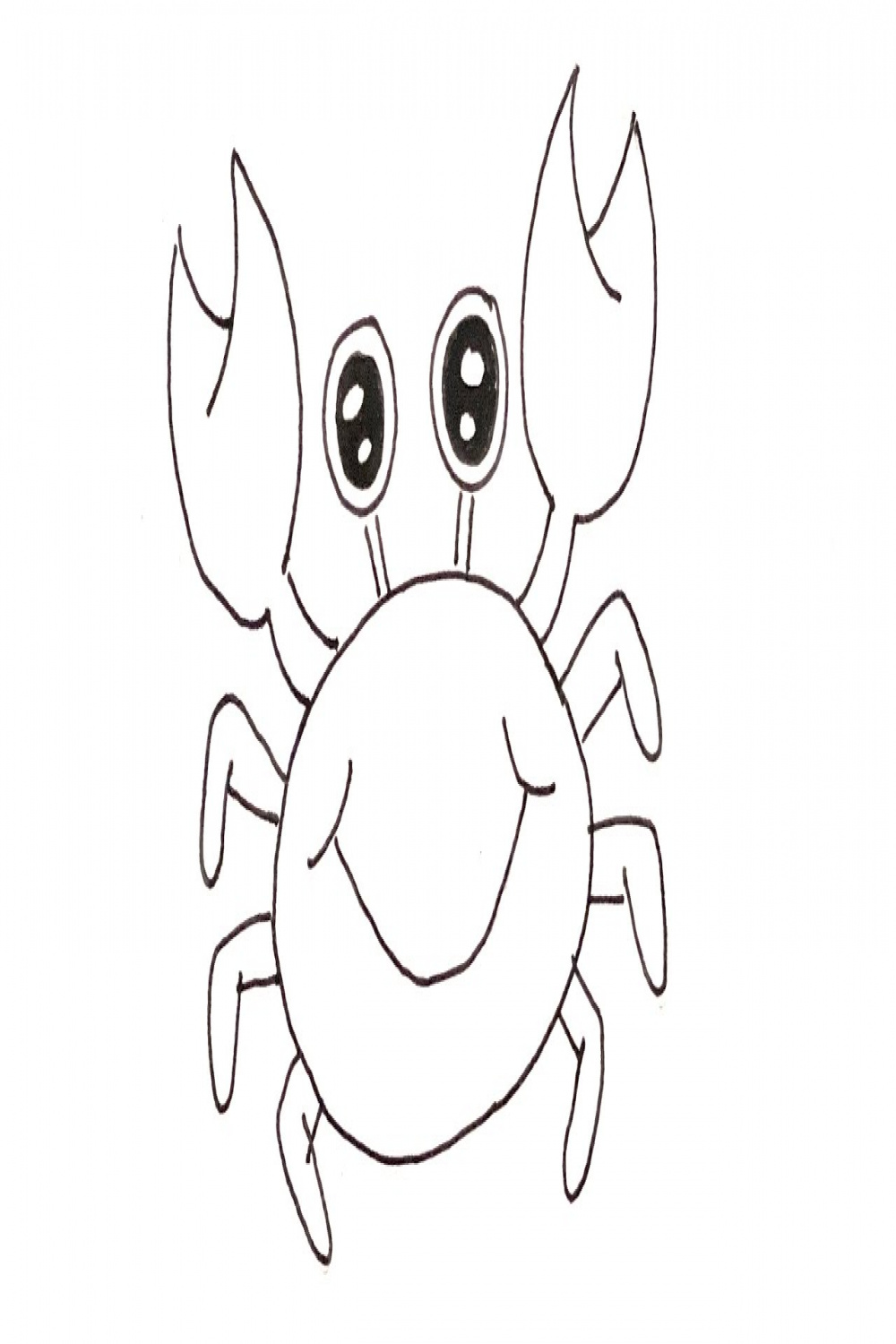 How to draw a crab / easy art lesson for beginners / pencil sketch for kids  / school activity