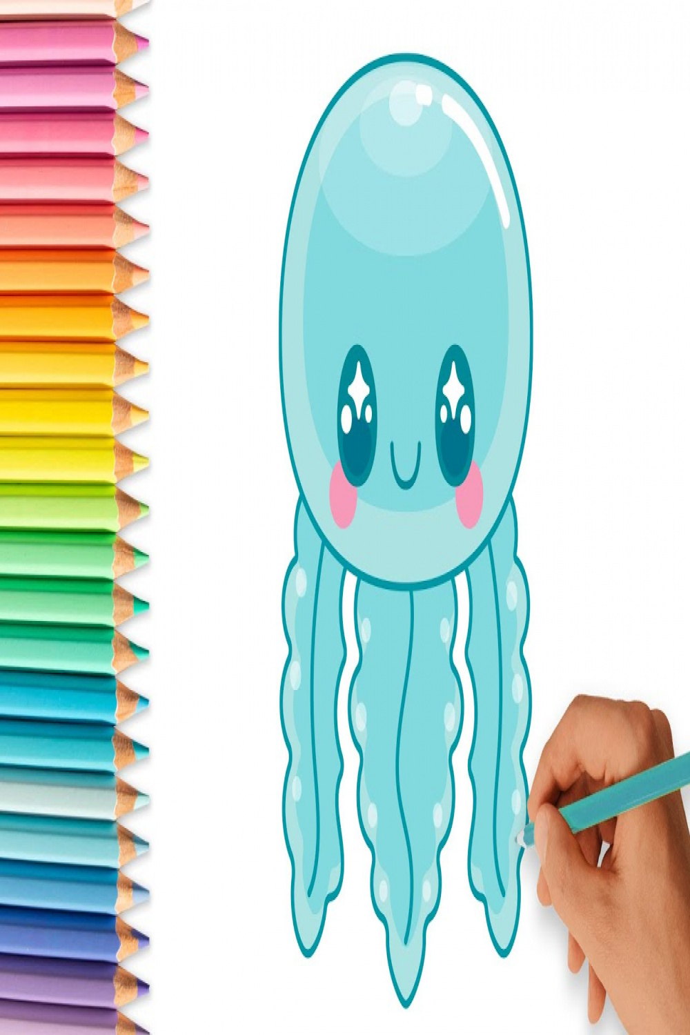 How to Draw a Cute Jellyfish in Minutes!