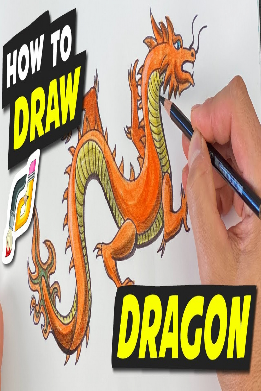 How to Draw a DRAGON for Chinese New Year