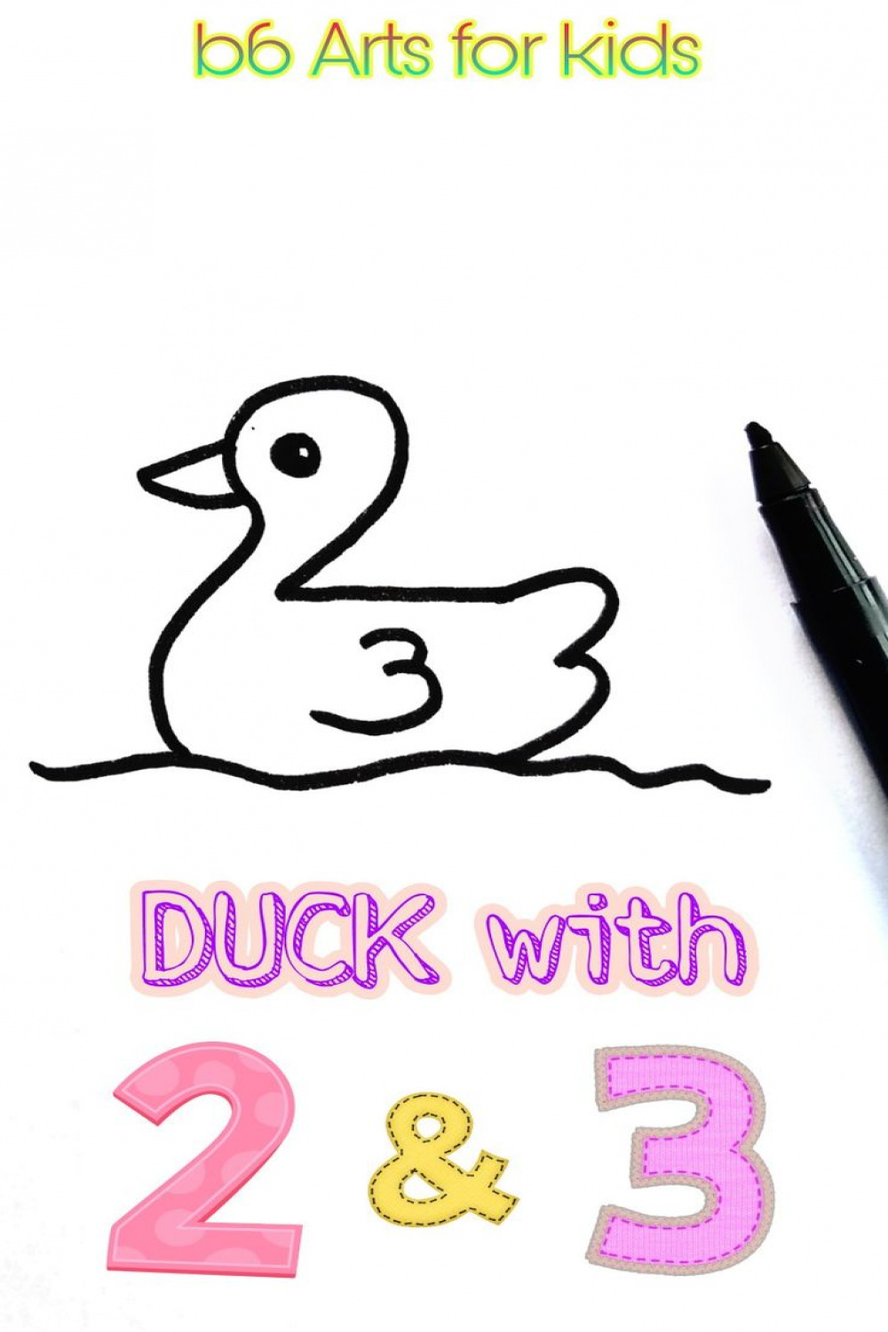 How to Draw a Duck from Number   Easy Drawing  Easy drawings