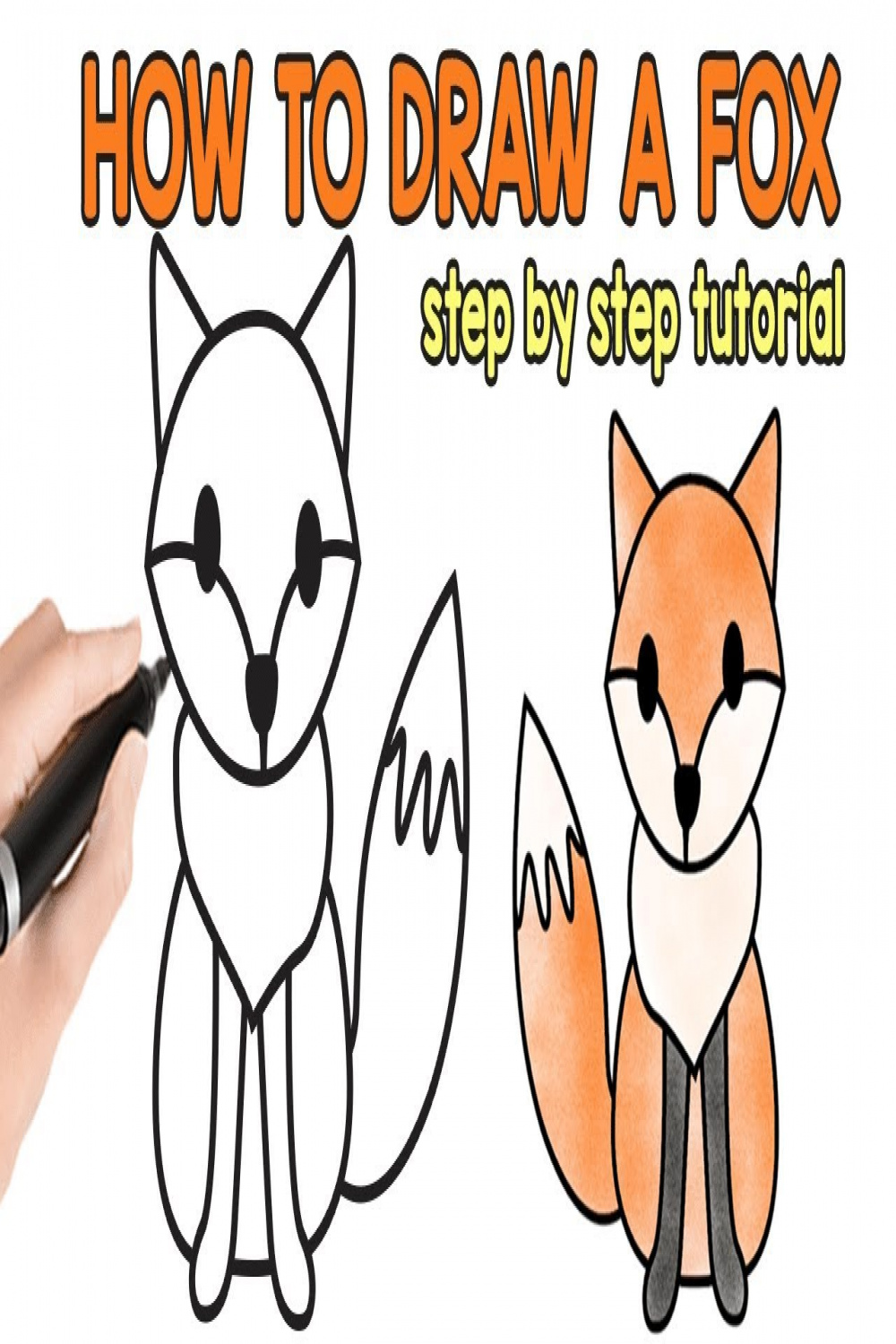 How to Draw a Fox
