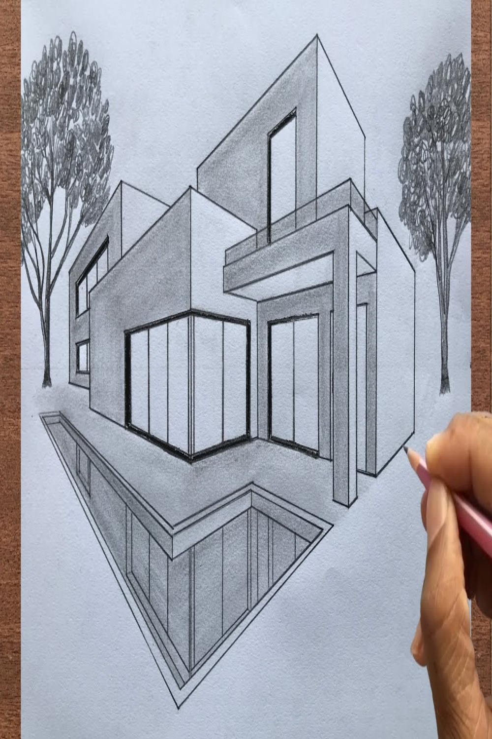 How to Draw a House in -Point Perspective Step by Step