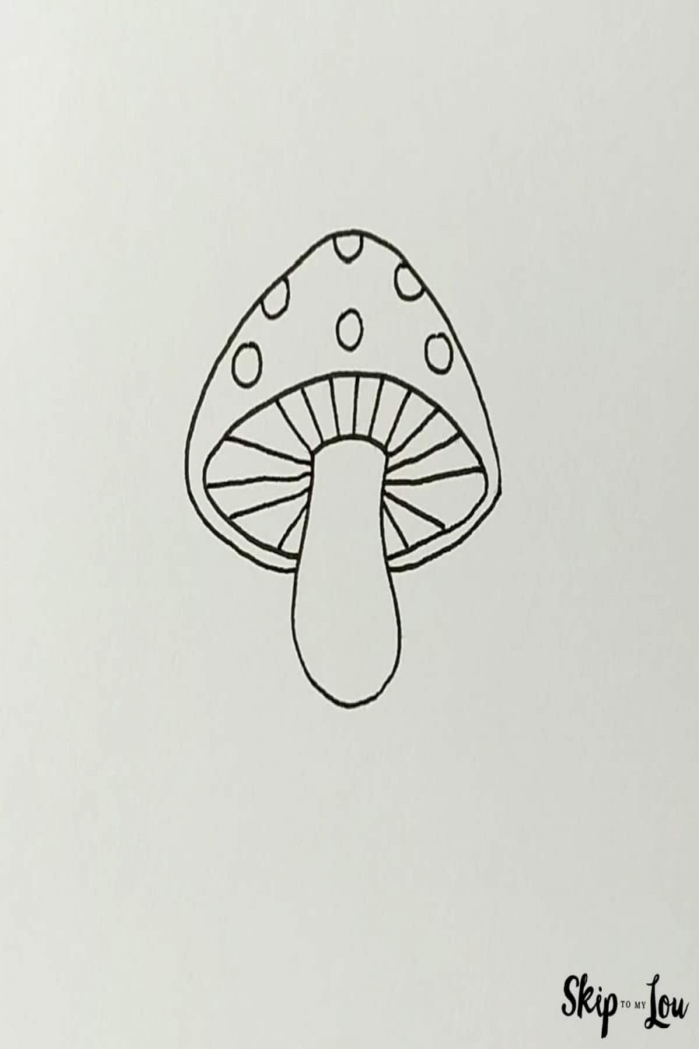 How to Draw a Mushroom  Skip To My Lou