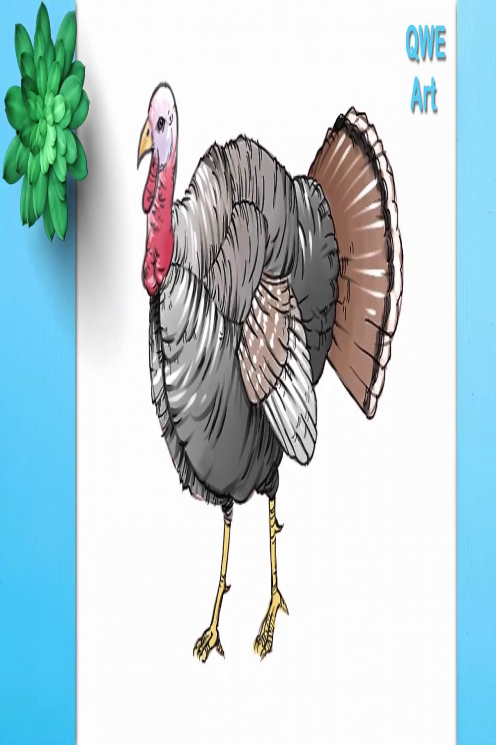 How to Draw a Turkey