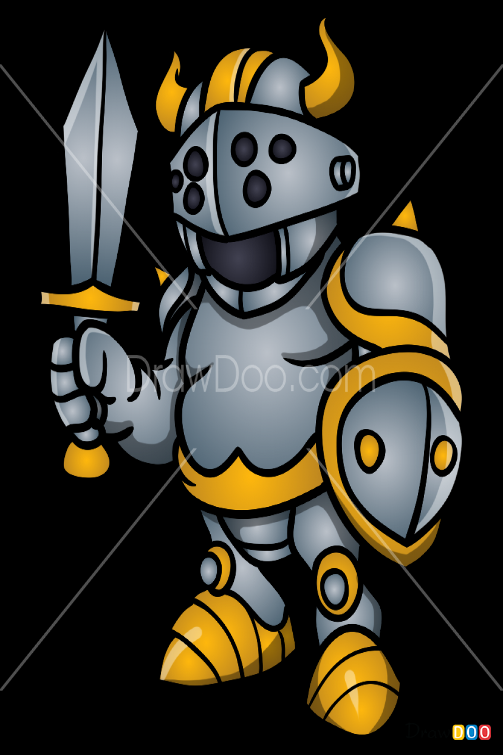 How to Draw Cartoon Knight, Knights