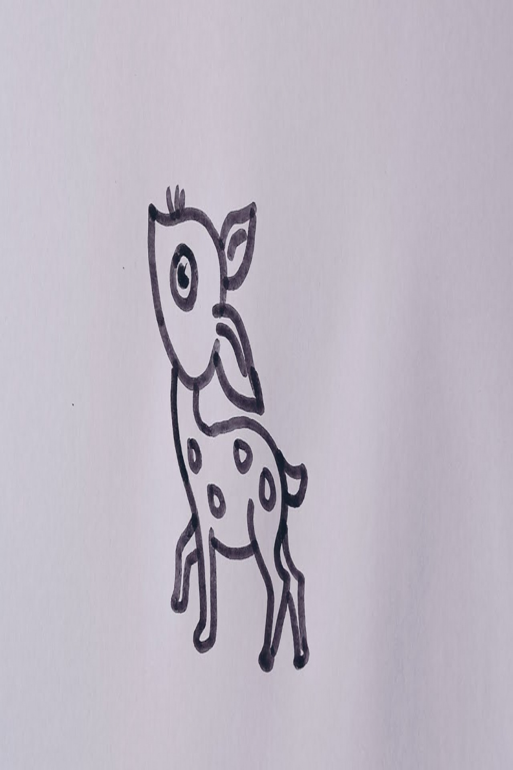 How to draw cute mouse deer // easy drawing step by step //Mouse deer  cartoon drawing