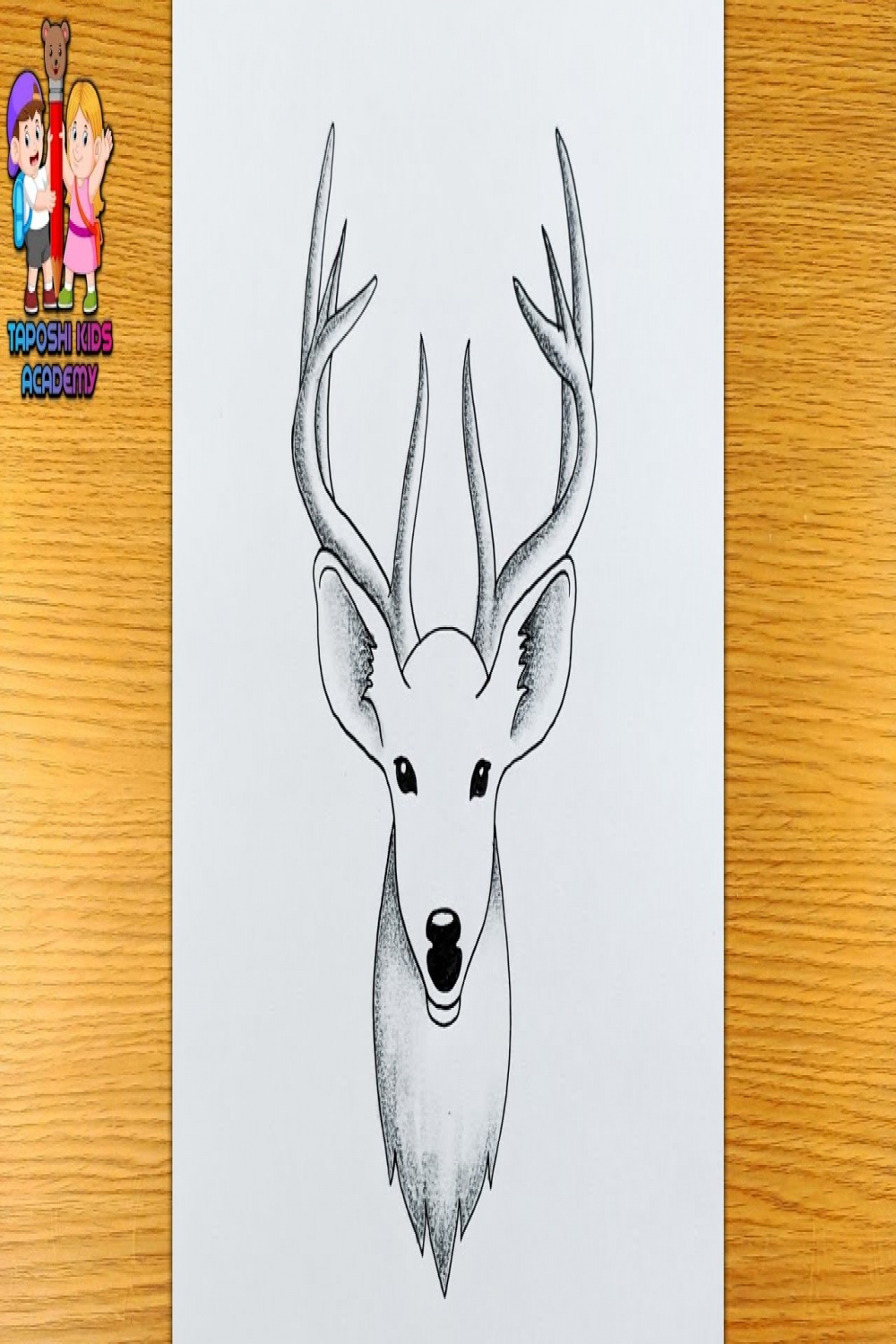 How to draw Easy Deer Head