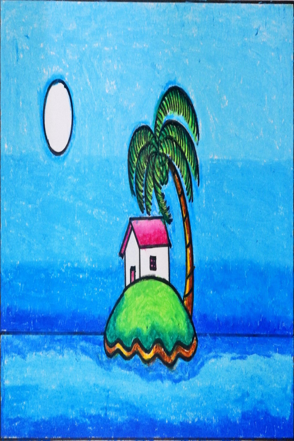 How to draw easy scenery drawing  Nature drawing  Natural