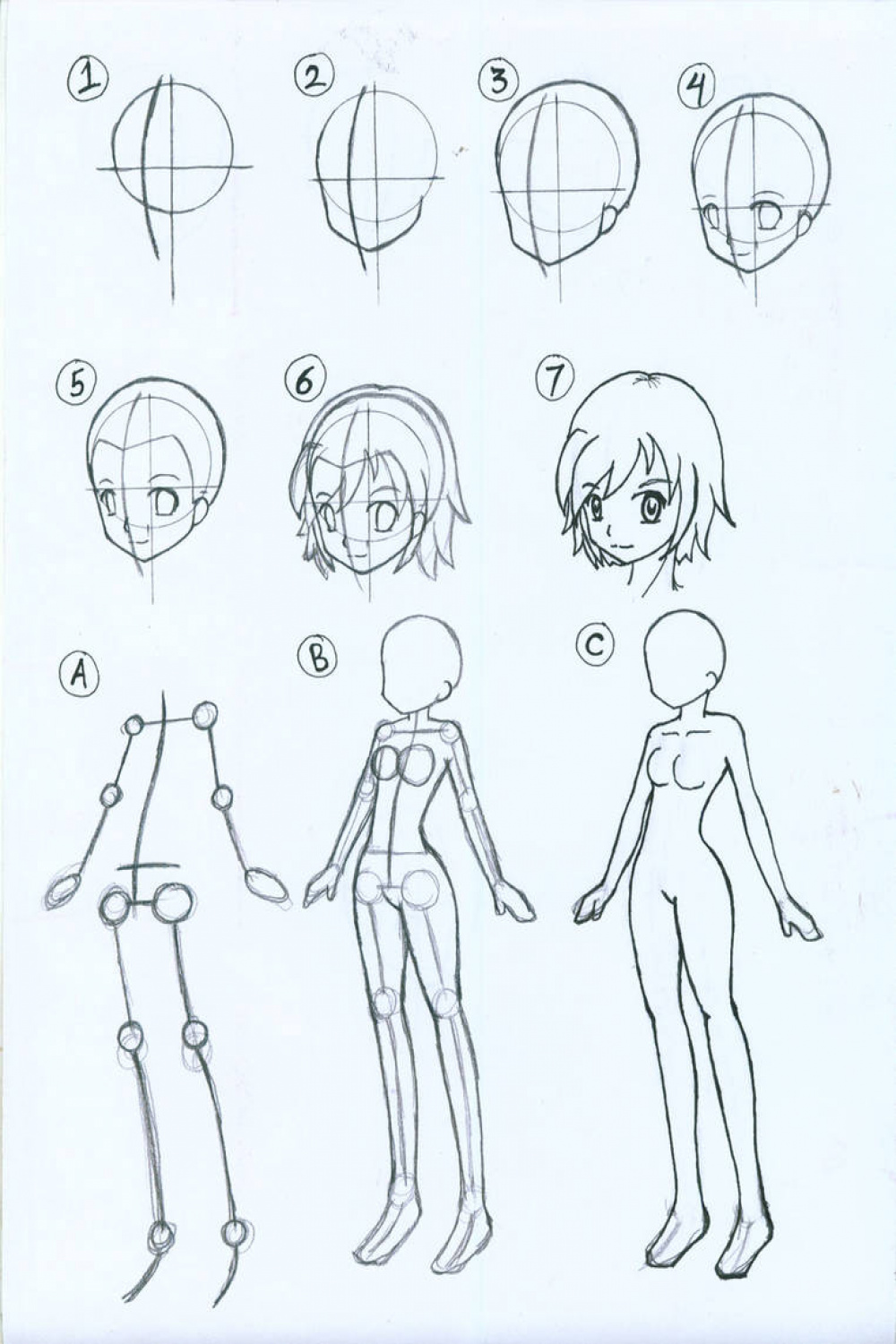 How to draw Female Anime Body II by ariSemutz on DeviantArt