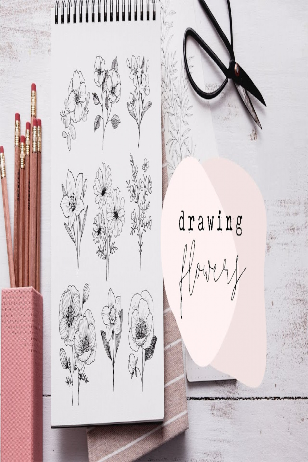 How To Draw Flowers  Florals Step By Step