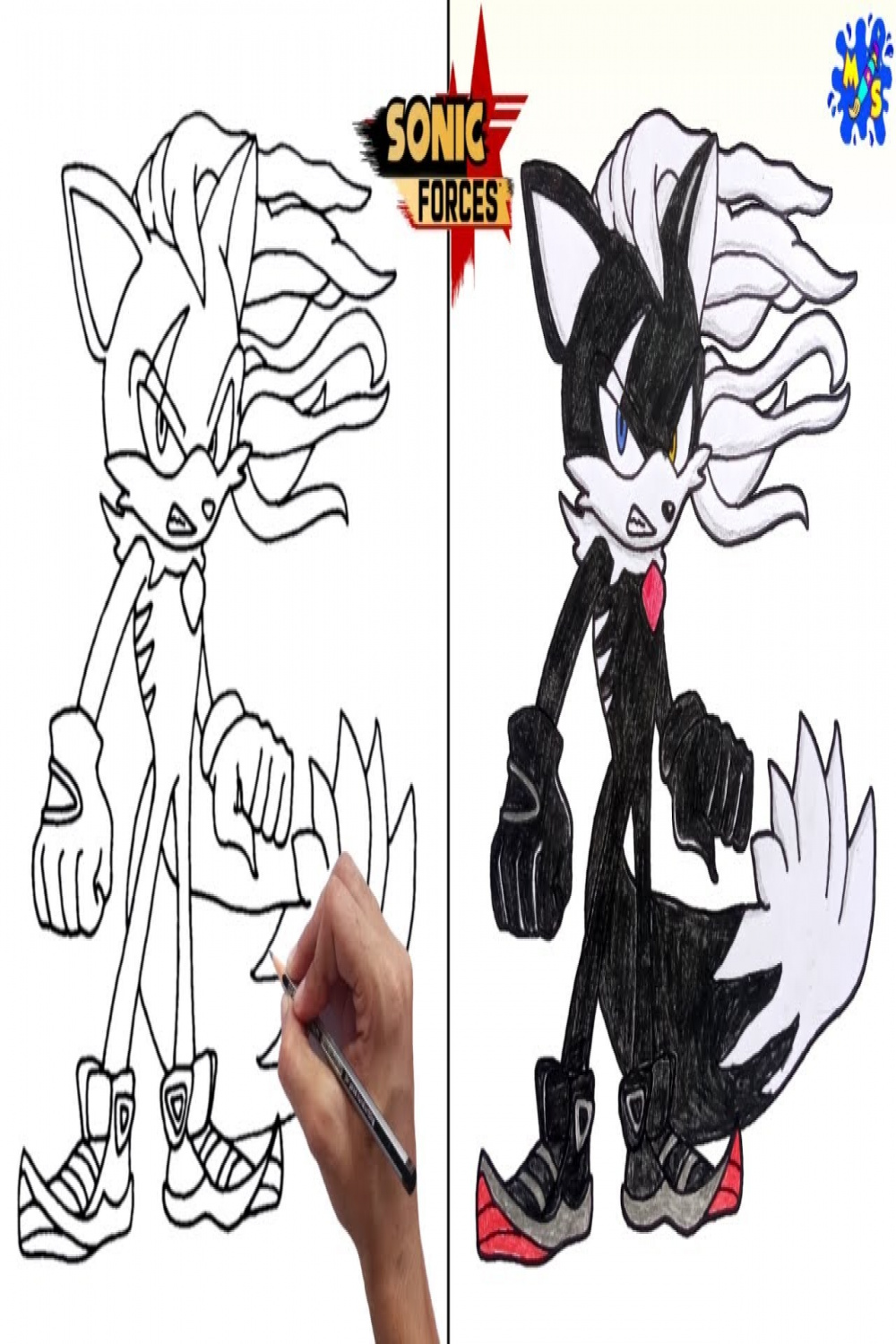 How to Draw Infinite the Jackal step by step  Sonic Forces
