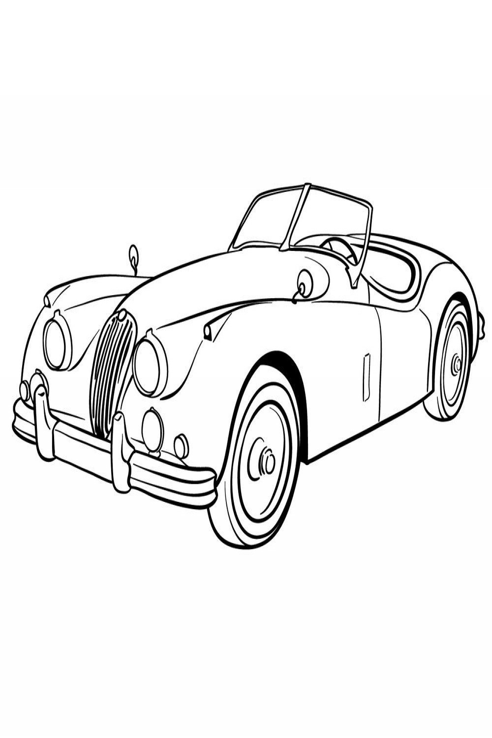 How to draw Jaguar XK   Retro cars, Jaguar, Easy drawings
