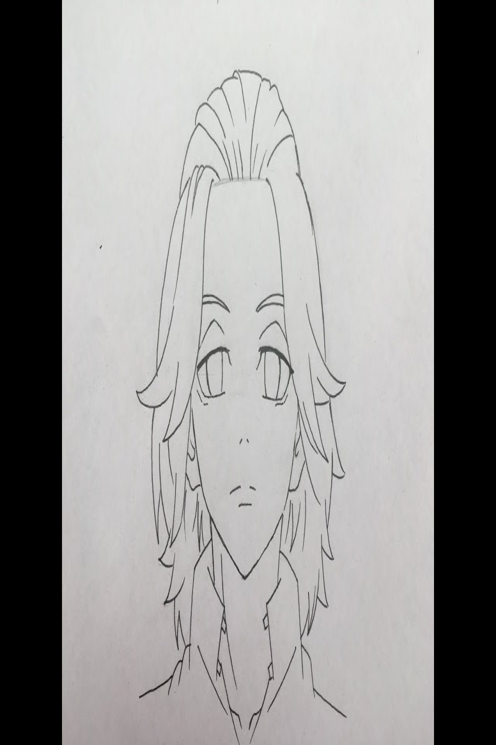 How to draw Mikey from tokyo revengers (easiest way)