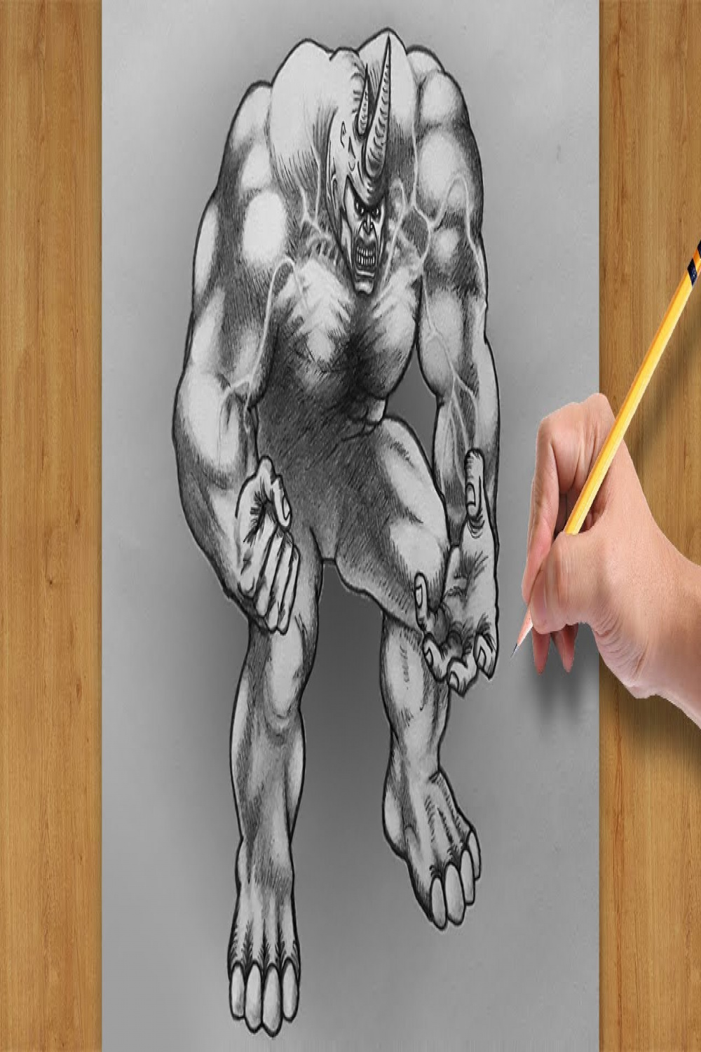 How to Draw Rhino from Spiderman in Comic Style ( Villain from Marvel  Comics ) - Timelapse