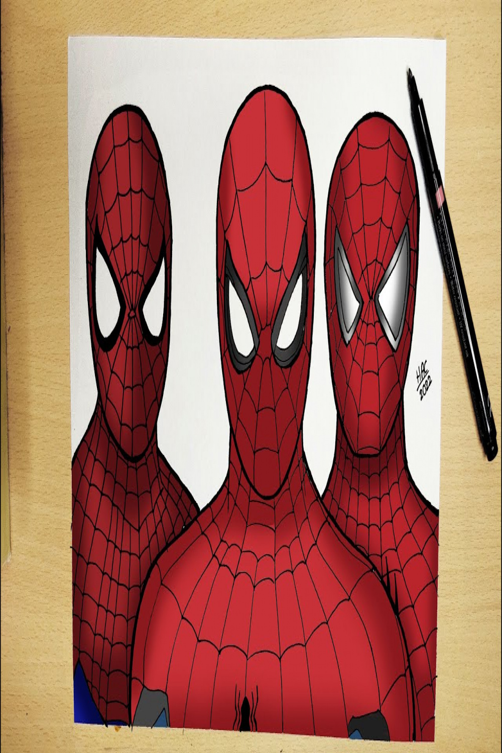 How to draw  Spidermen Together  Step by step  Spiderman NO Way Home
