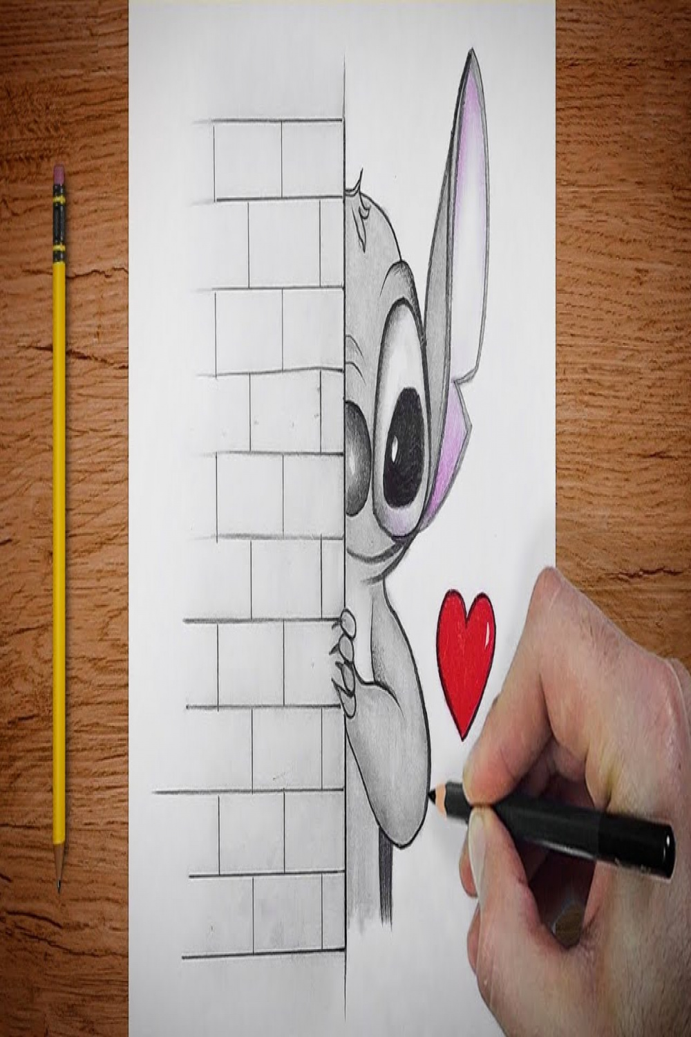 How To Draw Stitch from Lilo & Stitch Drawing Tutorial Step-By-Step