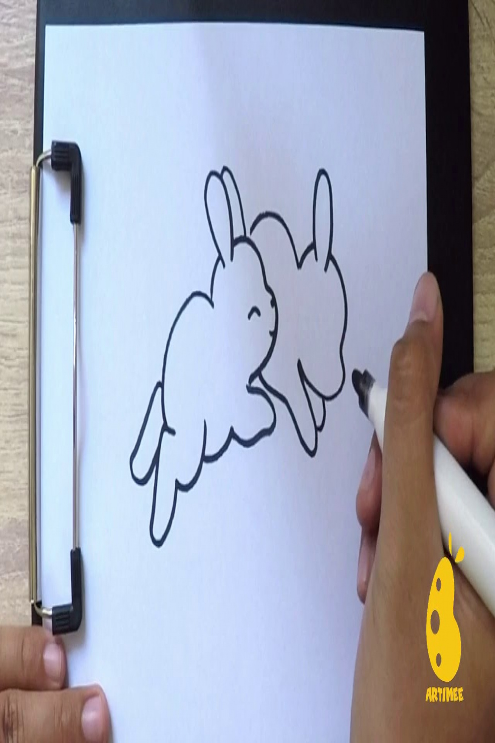 How to Draw two bunny