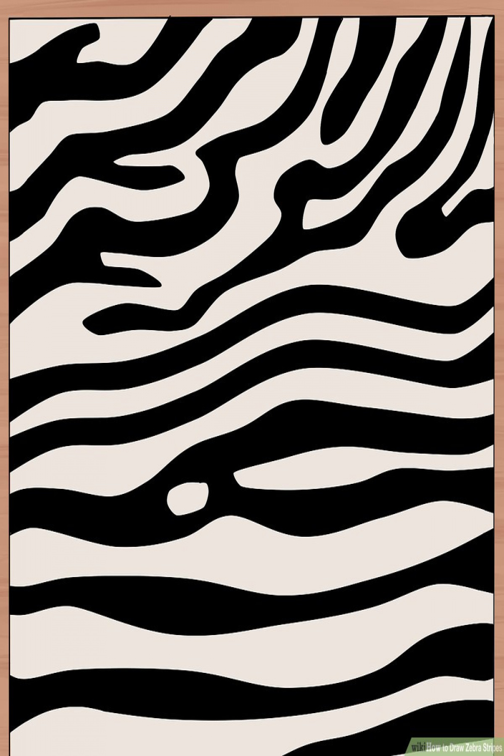How to Draw Zebra Stripes:  Steps (with Pictures) - wikiHow