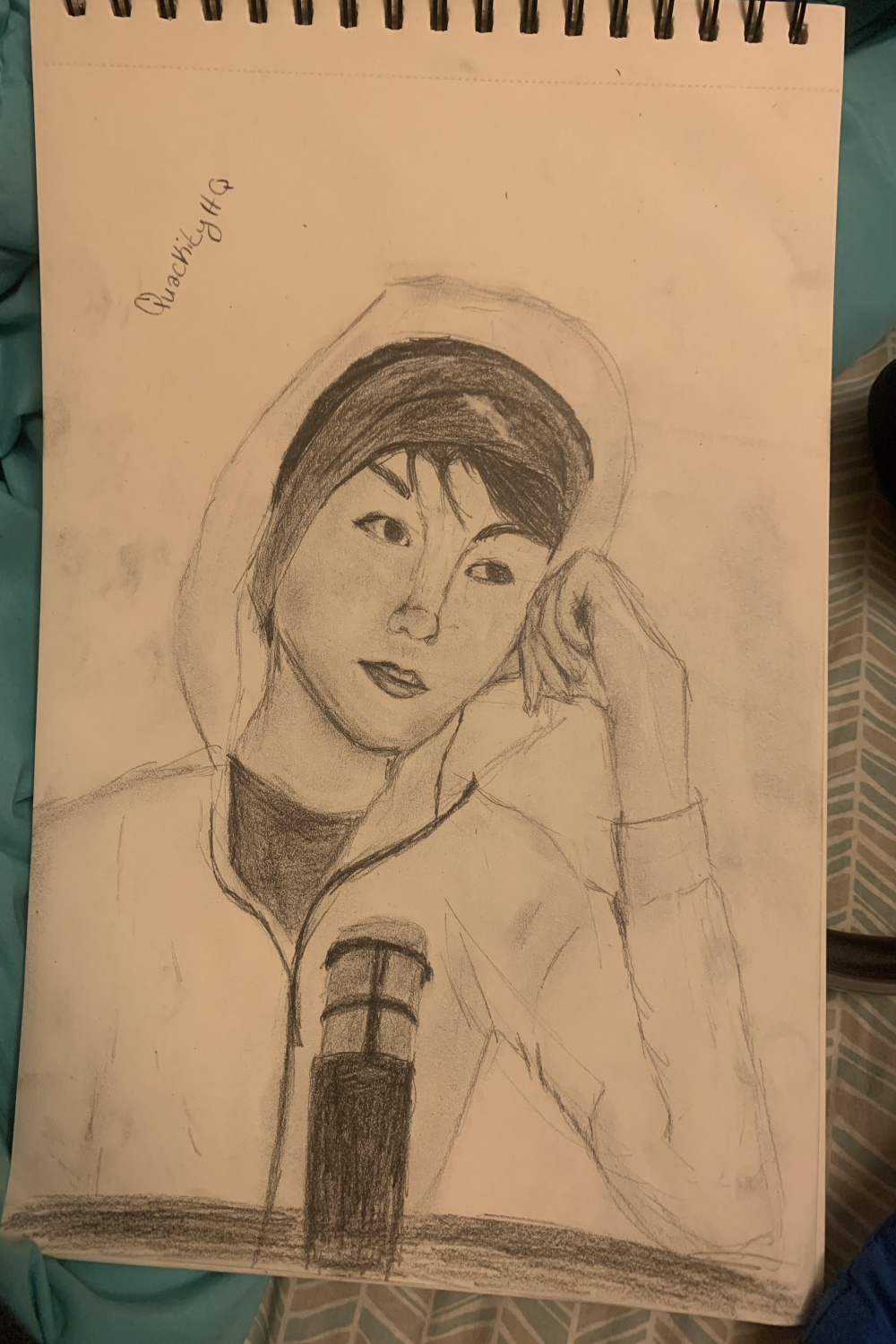 I drew quackity with just a mechanical pencil : r/dreamsmp
