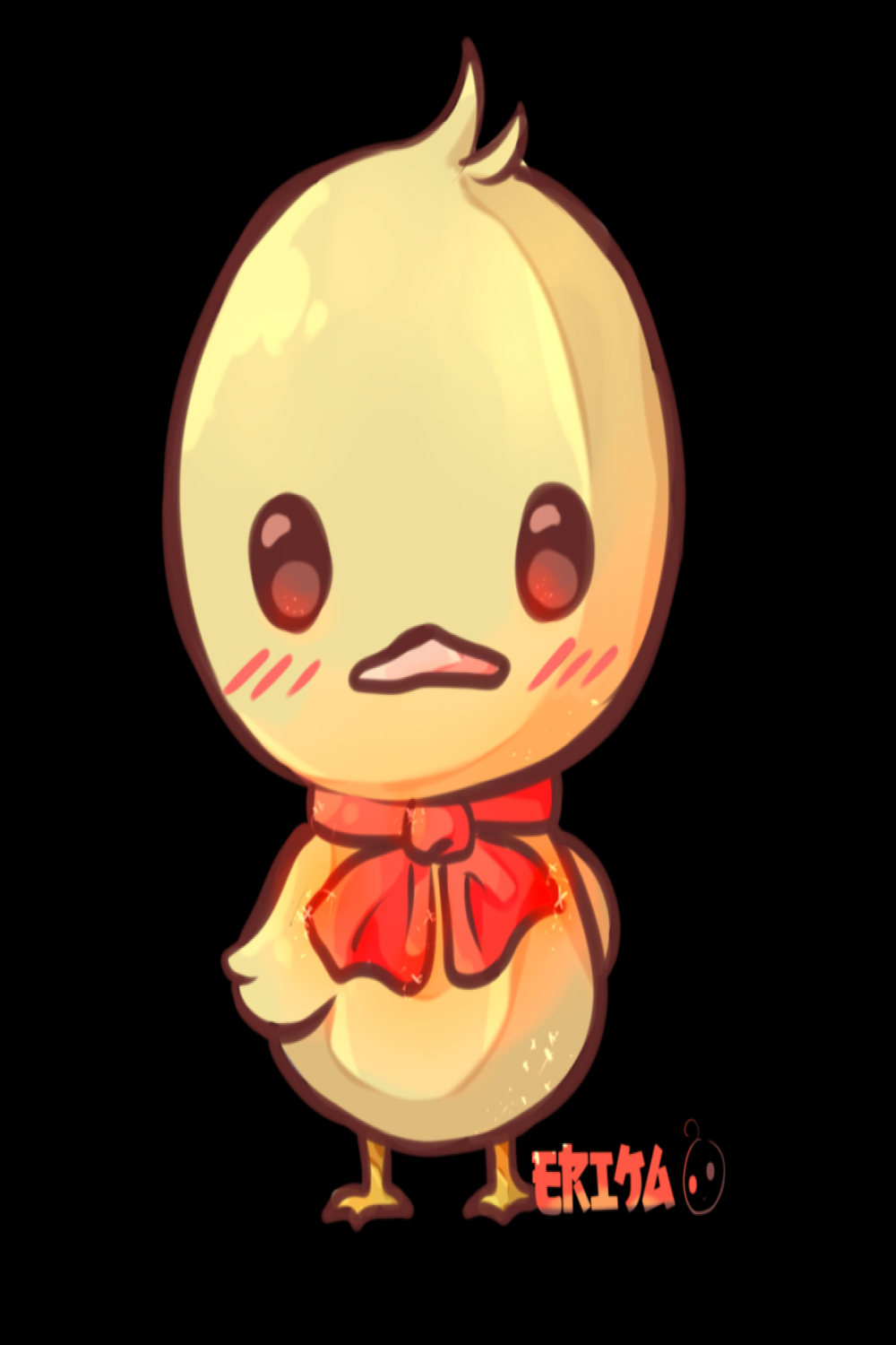 Kawaii Duck  Duck drawing, Kawaii drawings, Cute kawaii drawings