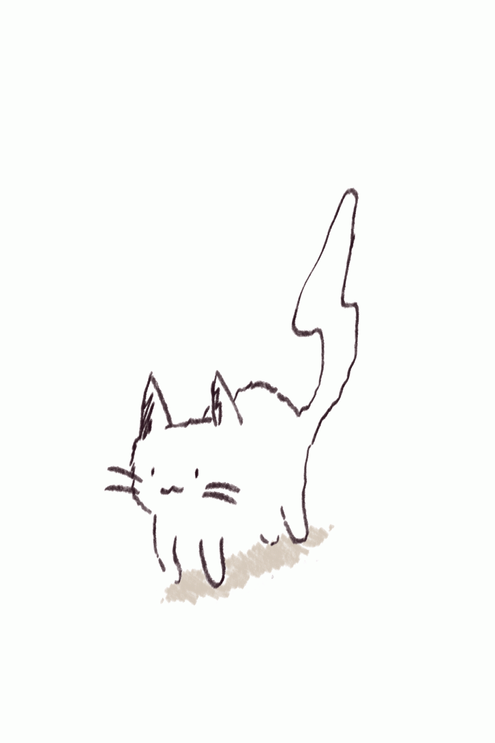 Kitten Rain  Cute gif, Animation, Cat gif