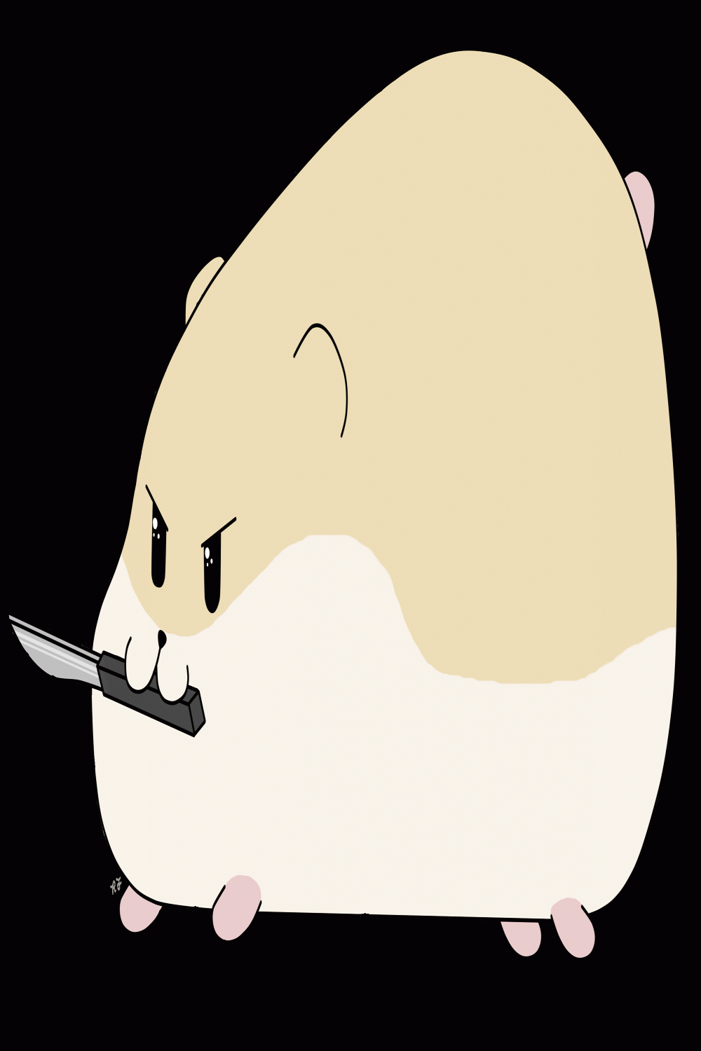 Knife hamster by Shadow-Trapp on DeviantArt