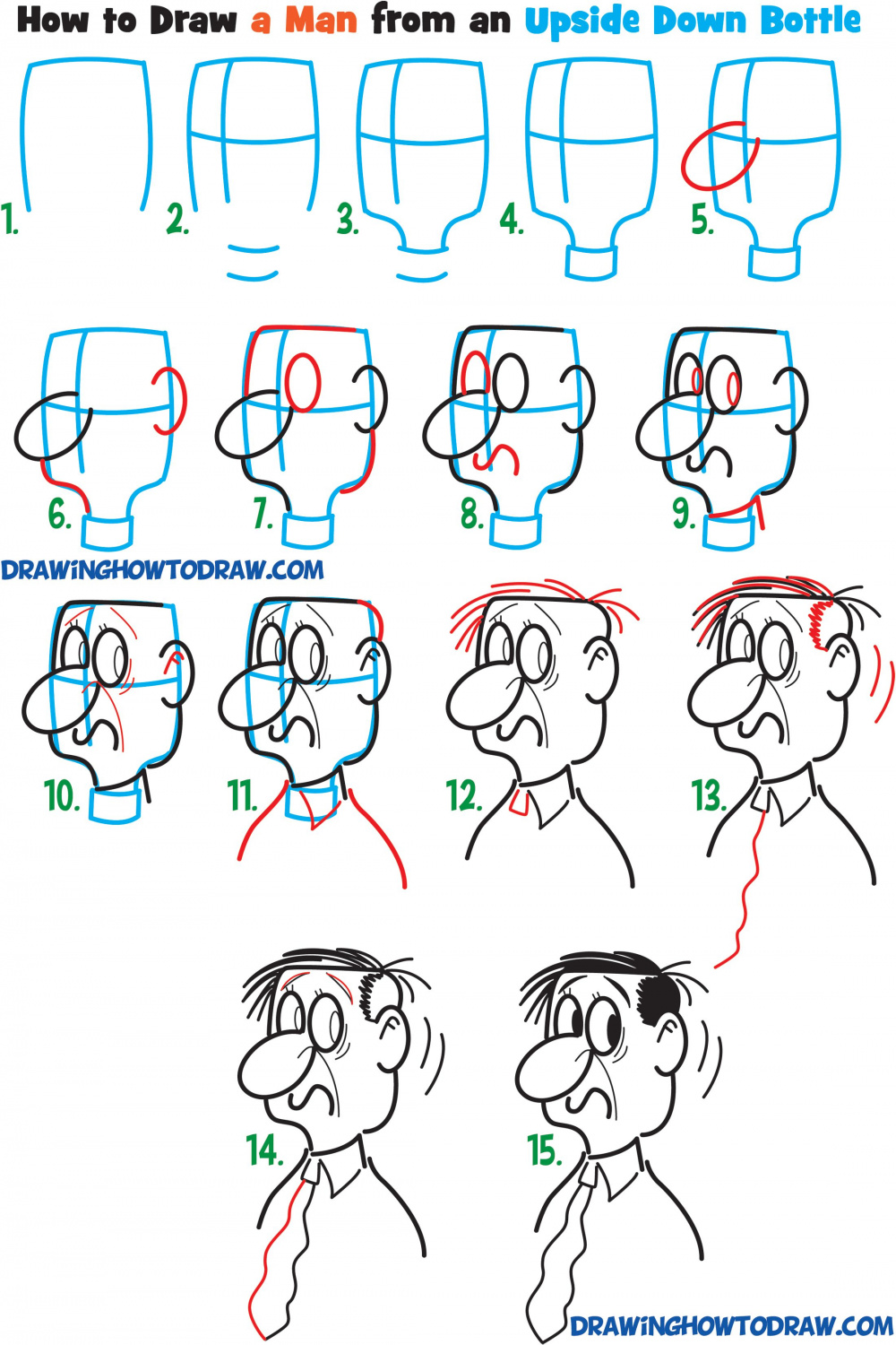 Learn How to Draw Cartoon Men Character