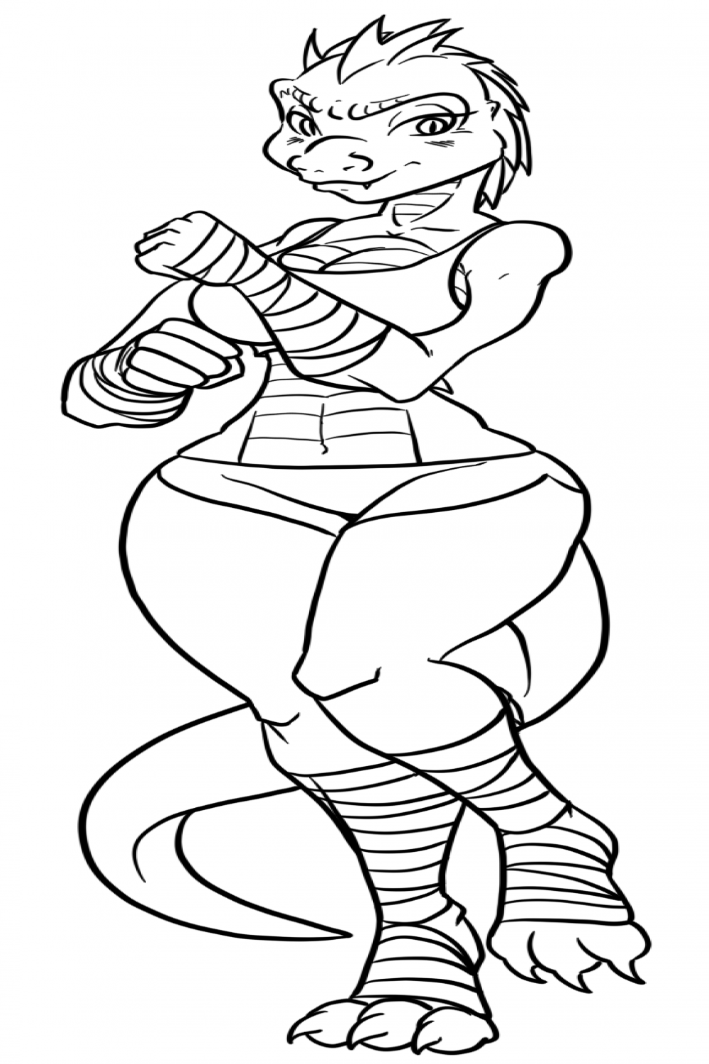 Lizard Girl Khaali — Weasyl