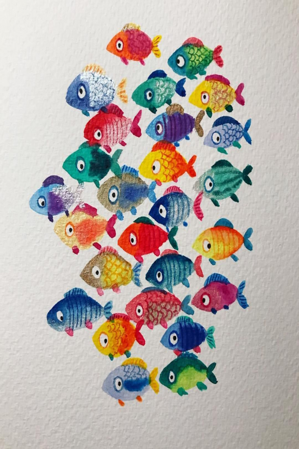 Lorna Scobie on Instagram: “🐟🐠🐟🐠Sparkly fish! (If you