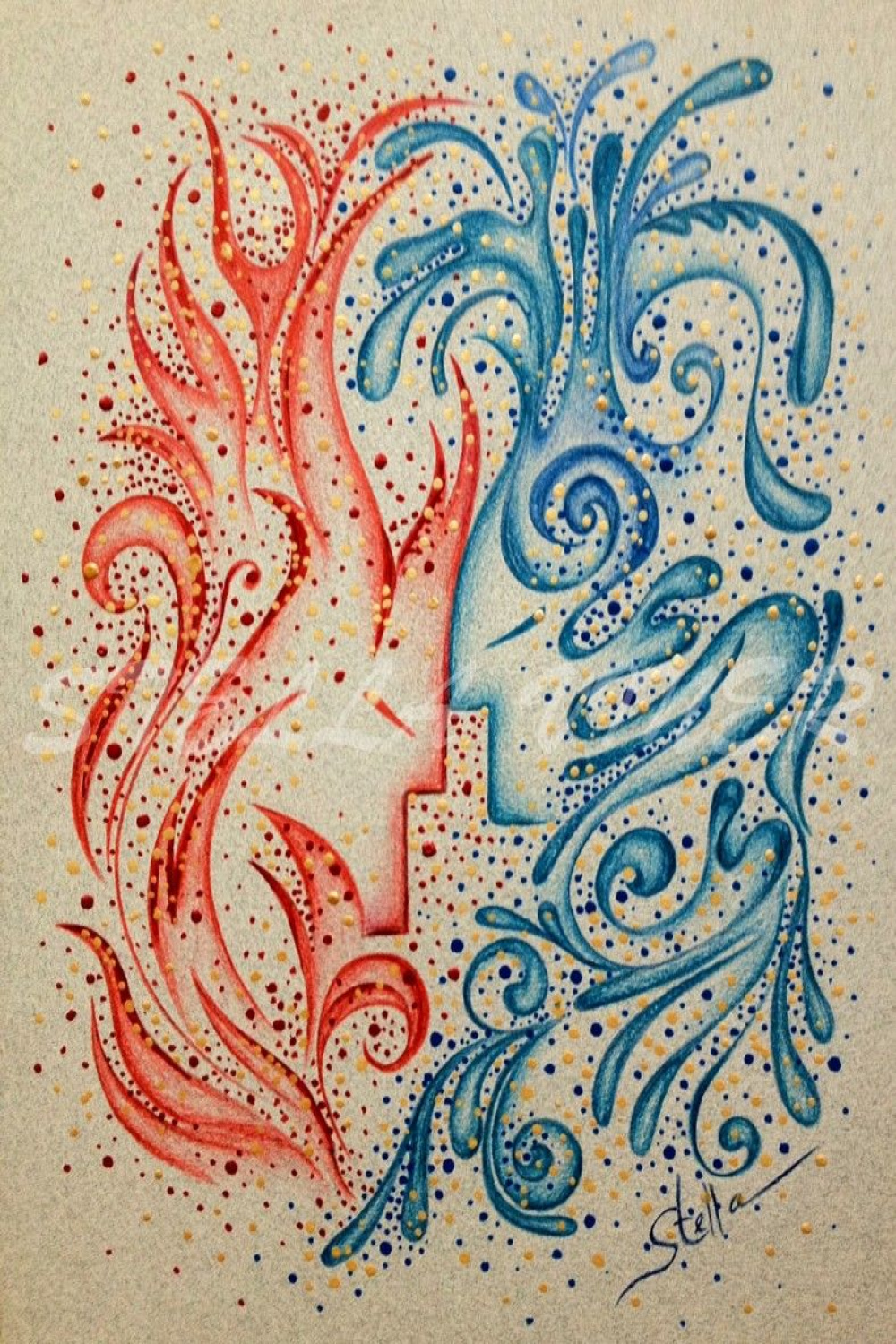 Love drawing  Fire drawing, Love drawings, Cute disney drawings