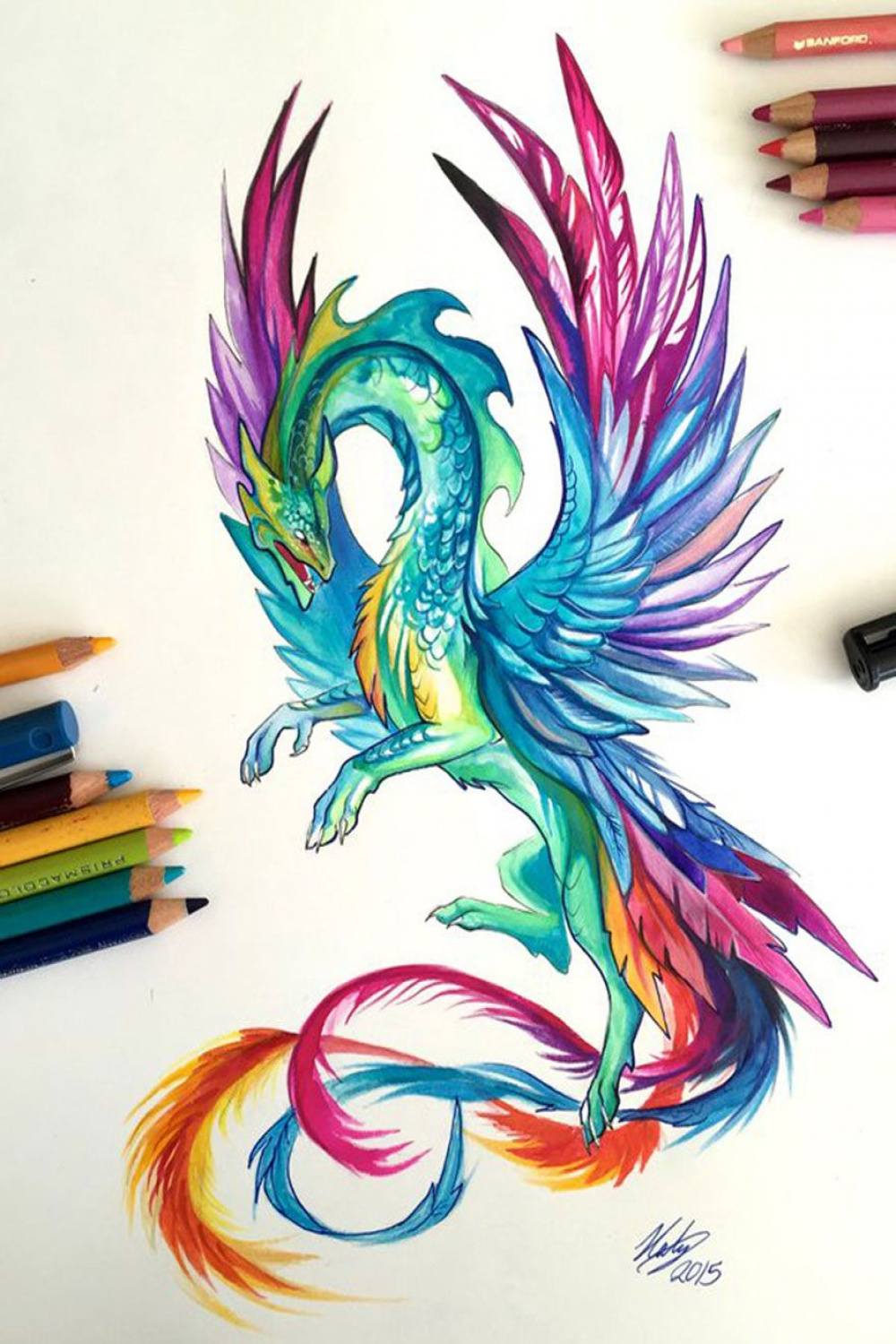 Marker Drawing  Dragon art, Dragon drawing, Dragon artwork