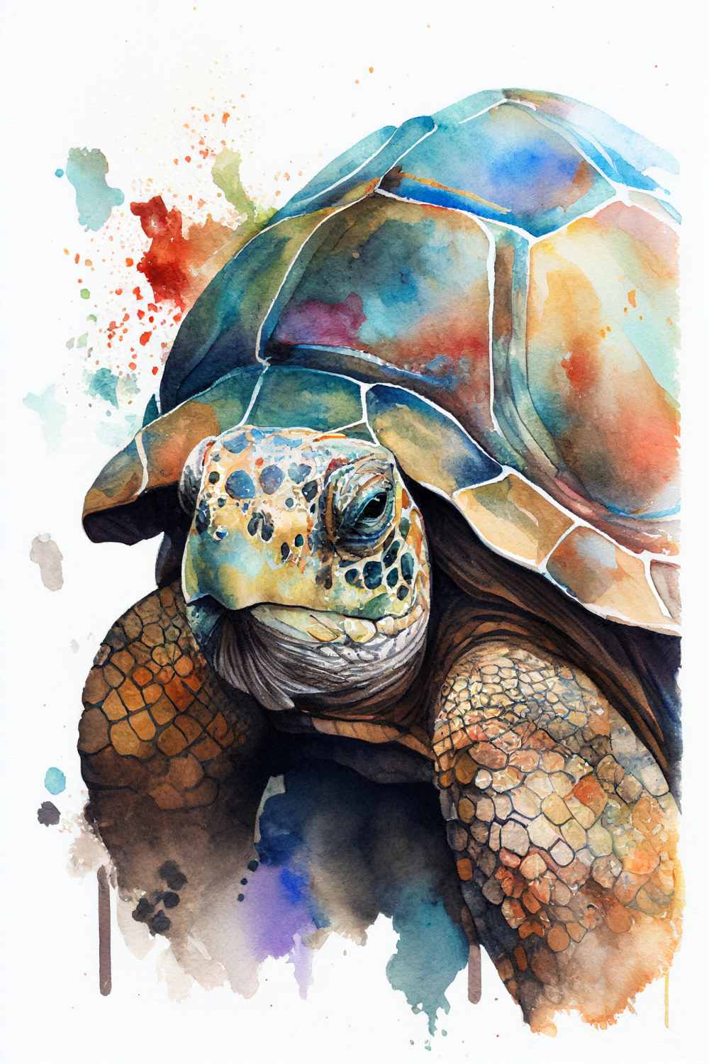 Match Your Home Decor with the Perfect Hand-Painted Giant Tortoise