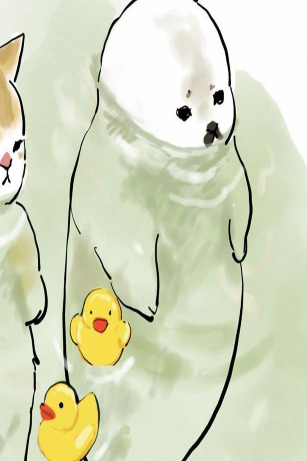 matching pfp part   Cat drawing, Cute drawings, Diy canvas art