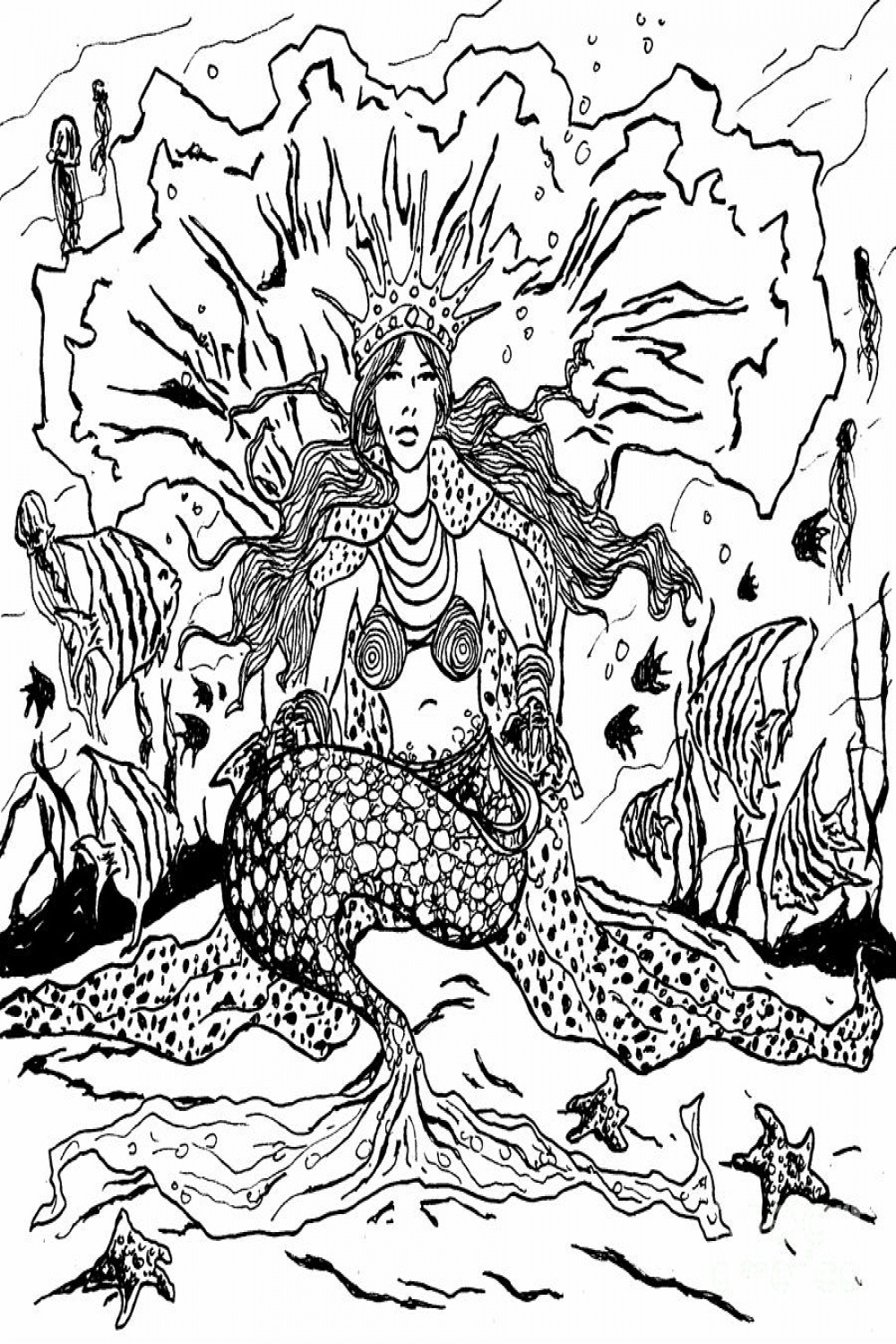 Mermaid Queen by David Dodson