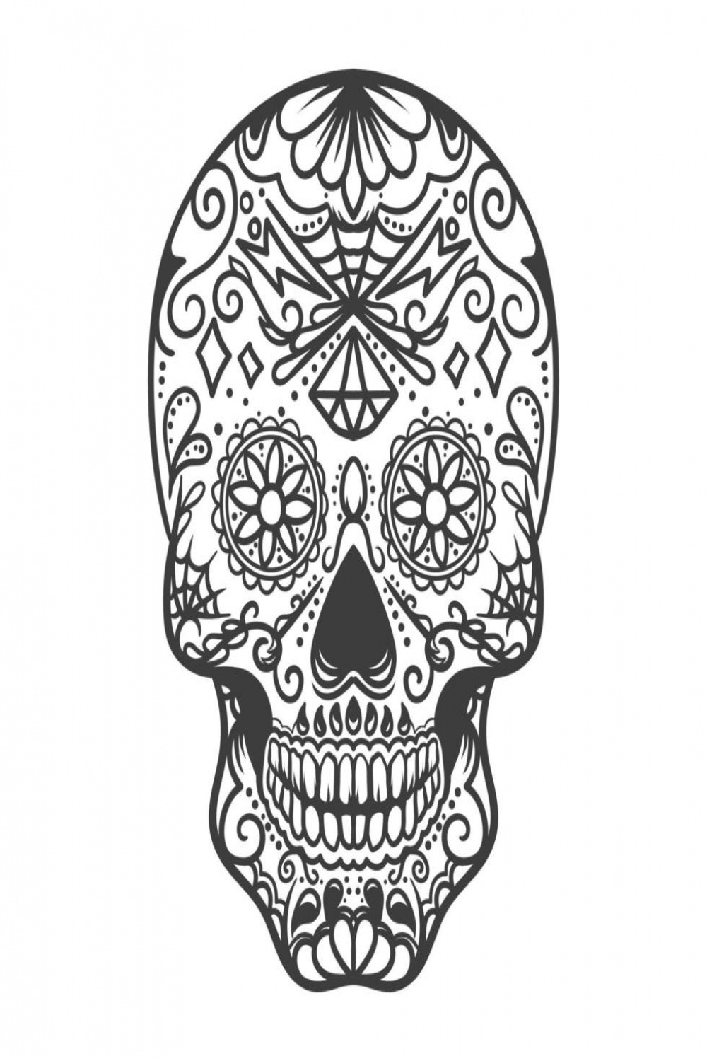 Mexican Skull Vector Art, Icons, and Graphics for Free Download