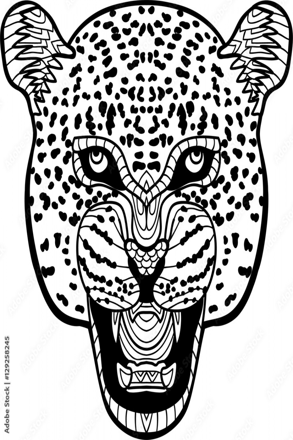 Monochrome hand-drawn ink drawing