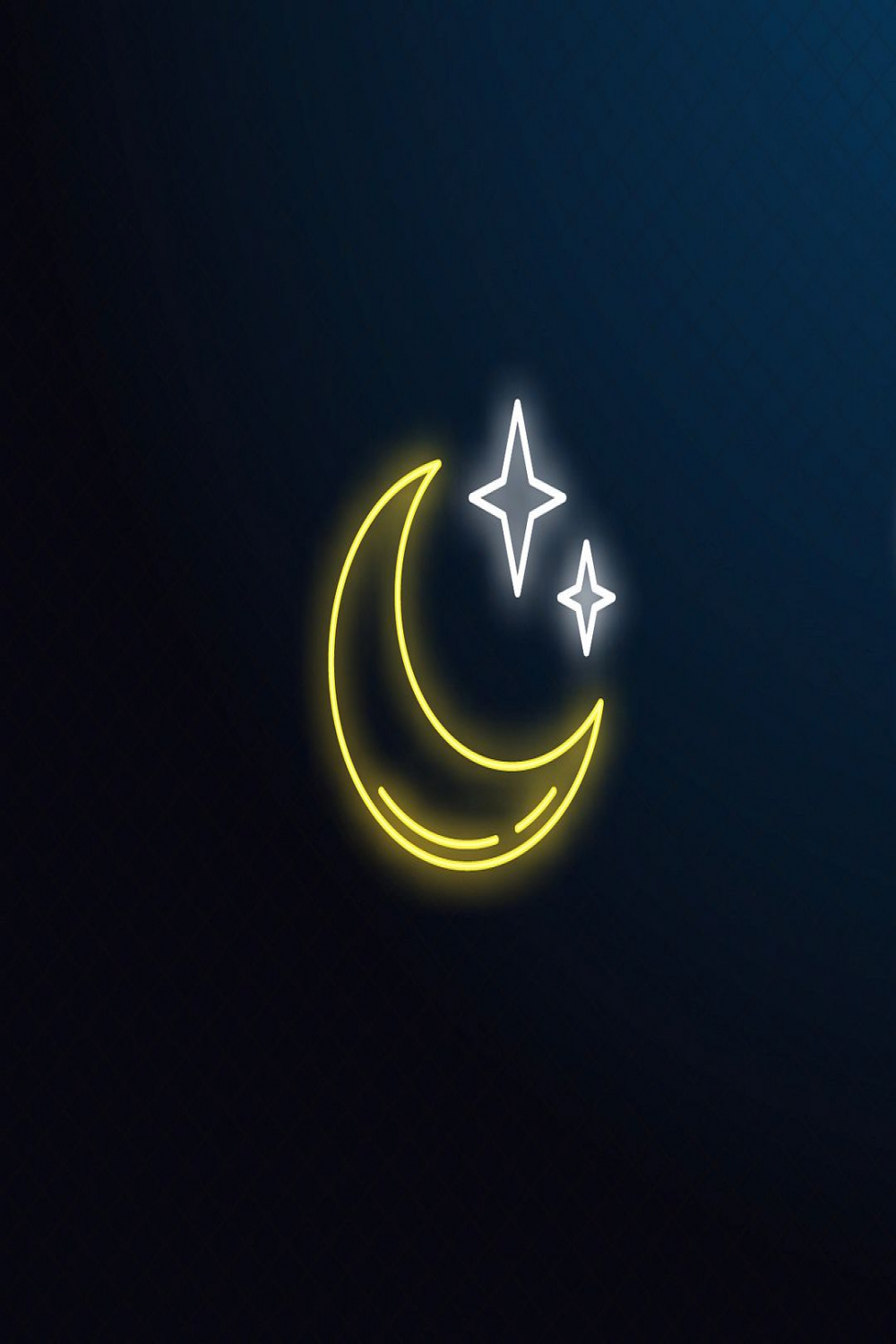 Moon and Stars Neon Art Neon Sign – AOOS