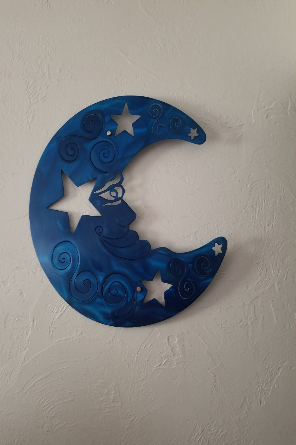 Moon Wall Art Unique Home Decor Crescent Moon Print Rustic - Etsy