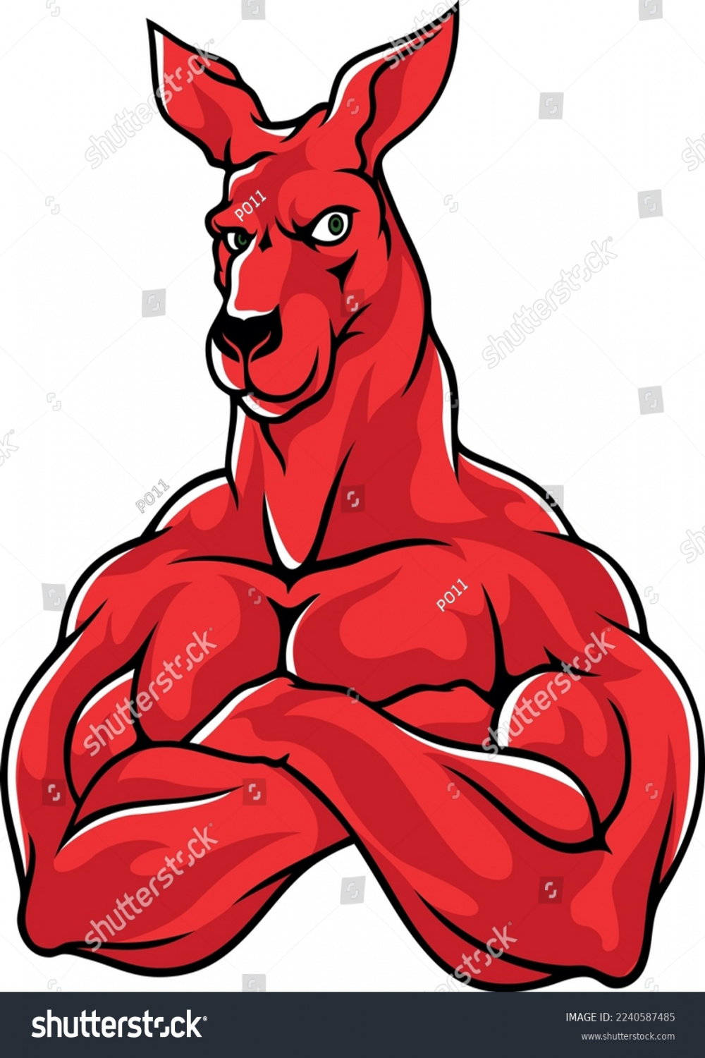 Muscular Kangaroo Images, Stock Photos, D objects, & Vectors