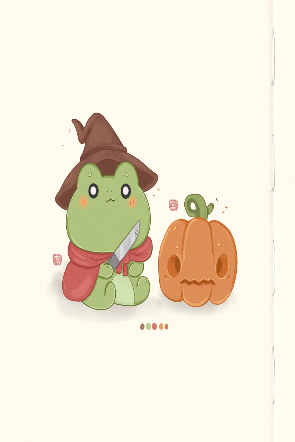 My halloween froggy art 🎃🐸 : r/ProCreate