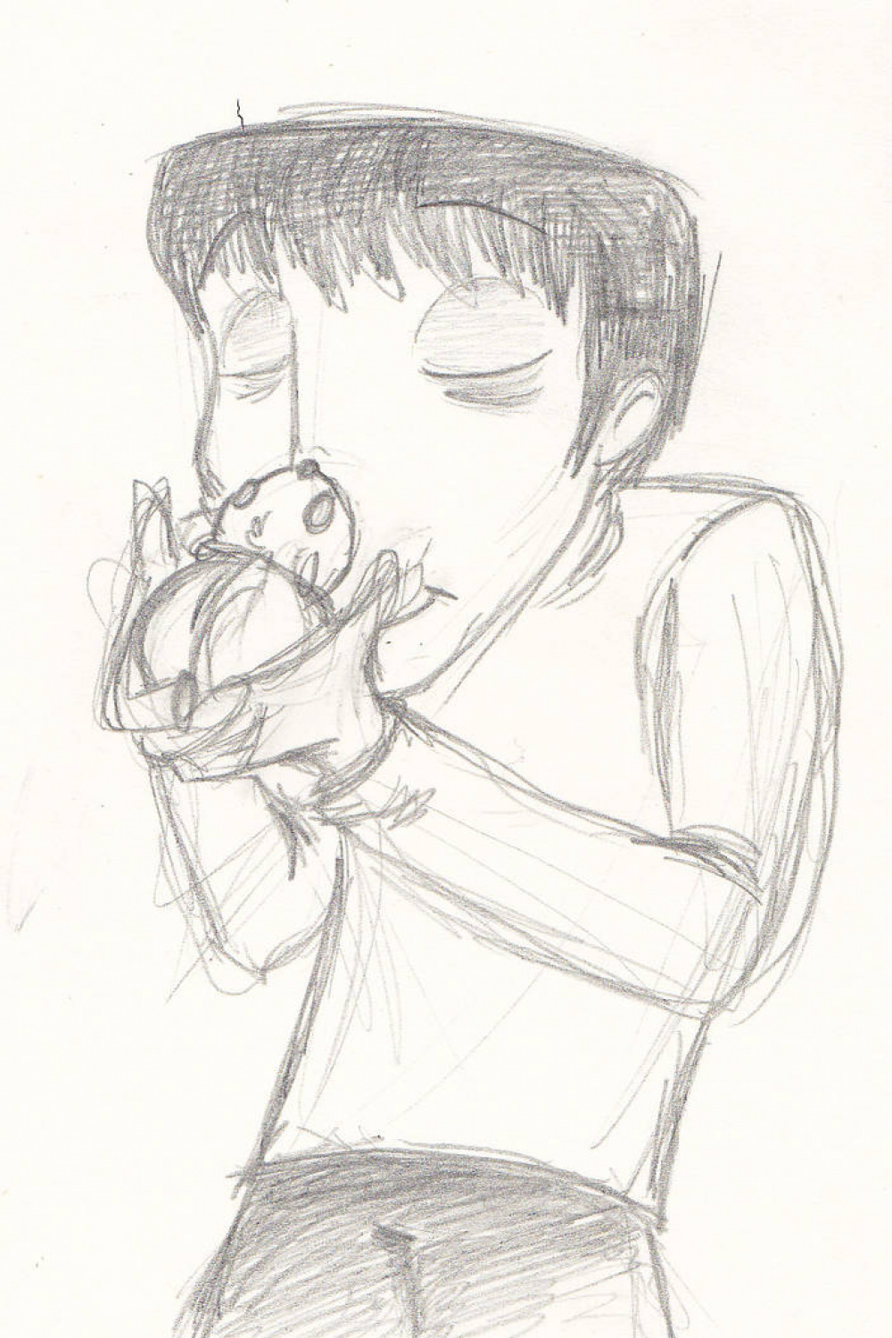 Nassor gets a Hamster kiss by kibadoglover on DeviantArt